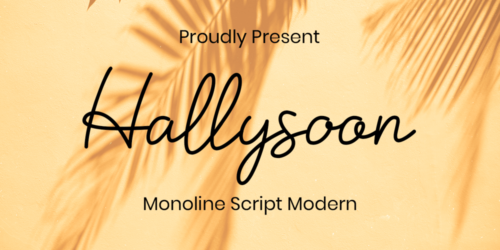 Hallysoon font