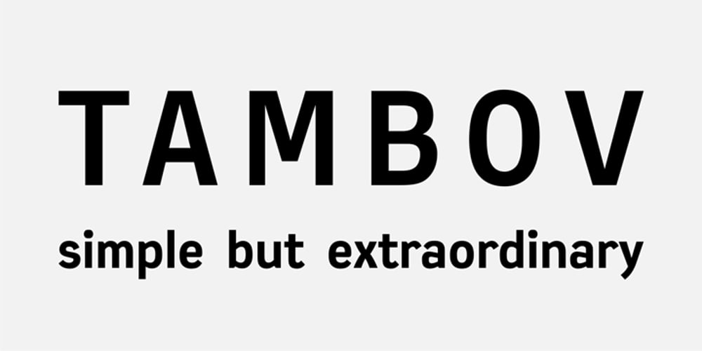 Tambov font