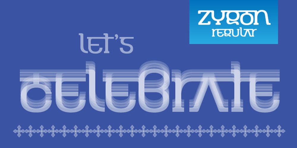 Zygon Regular font