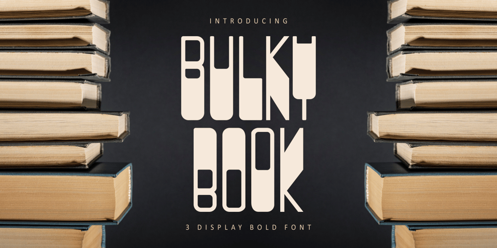 Bulky Book font