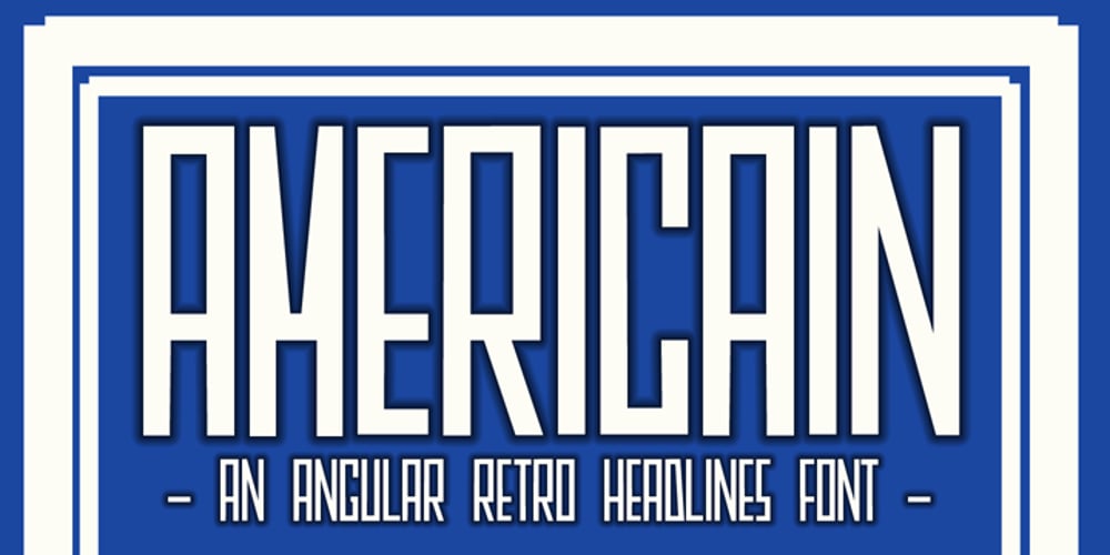 Americain font