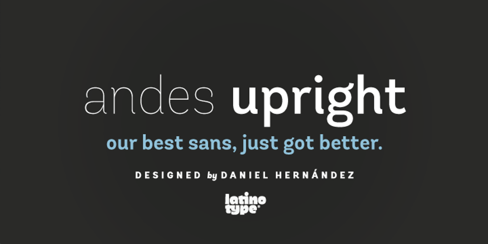 Andes font