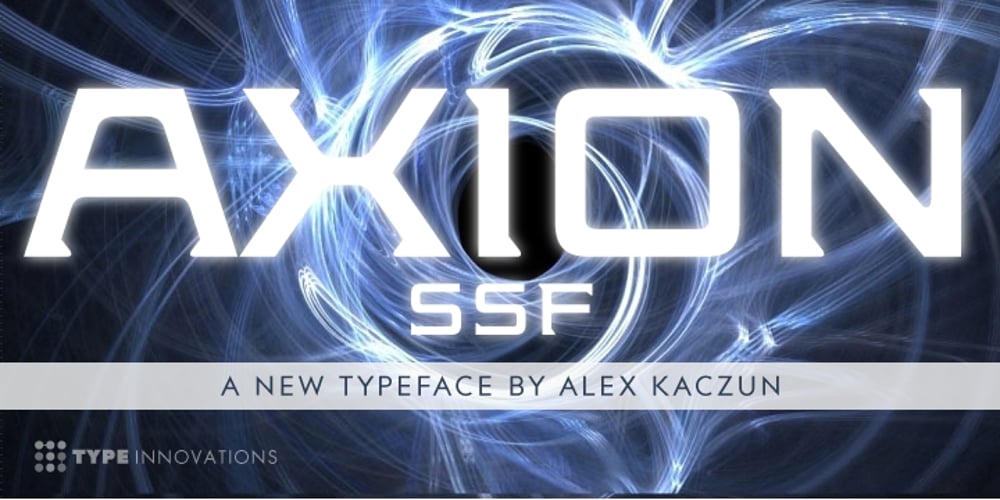 Axion SSF font