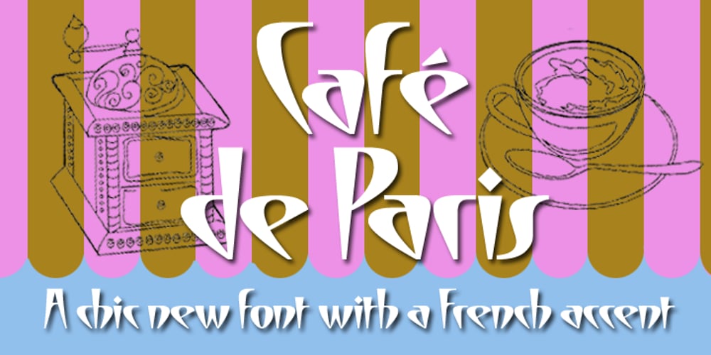 Cafe De Paris font