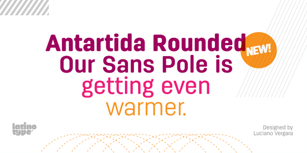 Antartida Rounded font