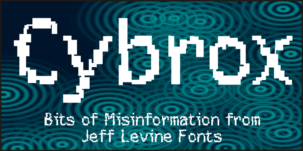 Cybrox JNL font