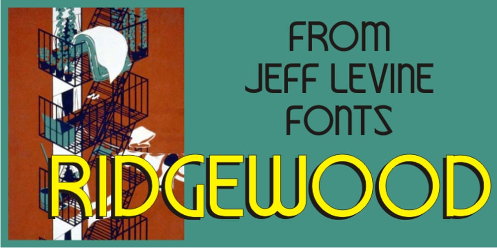 Ridgewood JNL font
