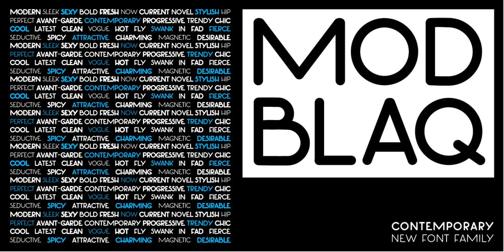 Mod Blaq font