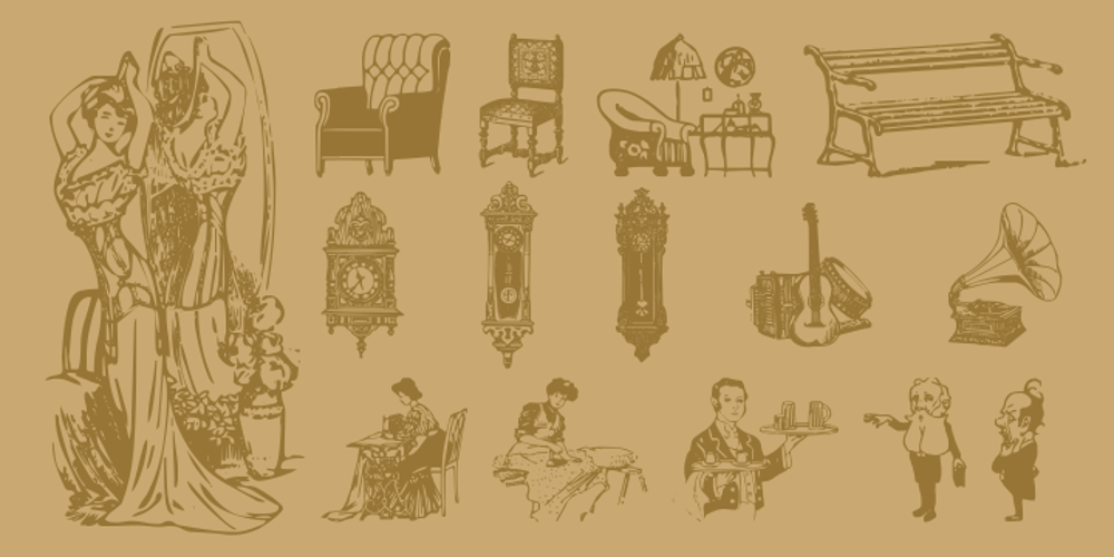 Gans Cornucopia font