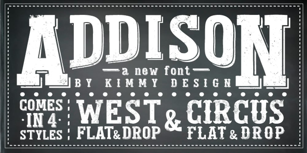 Addison font