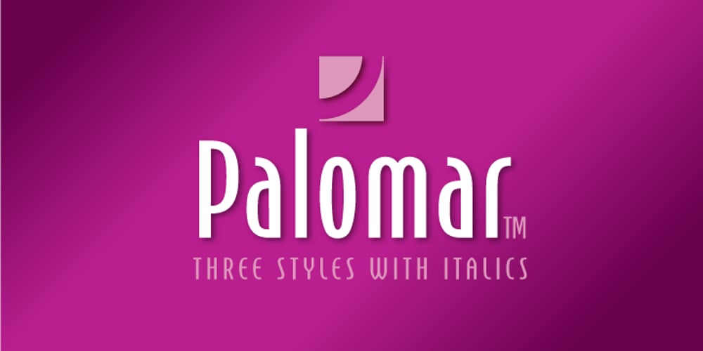 Palomar font