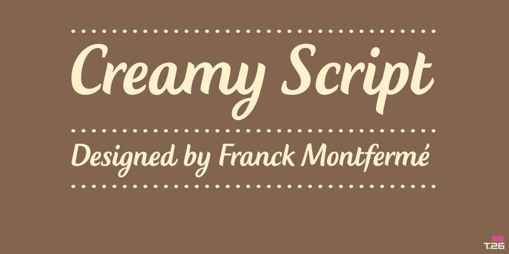 Creamy Script font