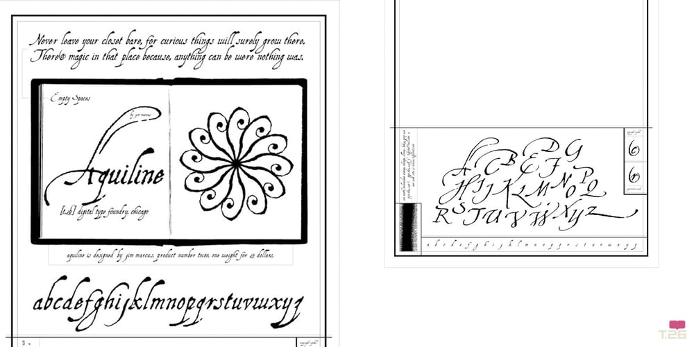 Aquiline Master font