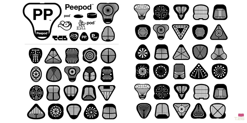 Peepod font