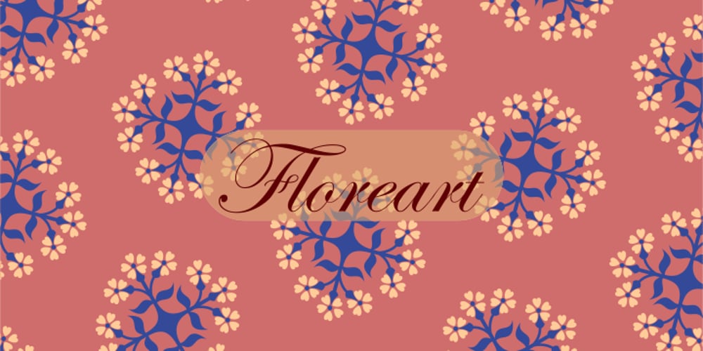 Floreart font