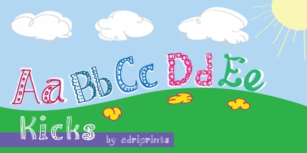 Kicks font