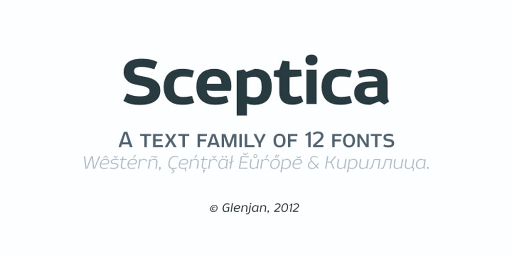 Sceptica font