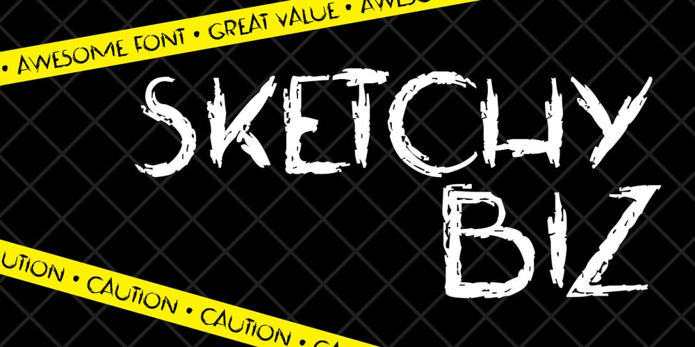 Sketchy-Biz font