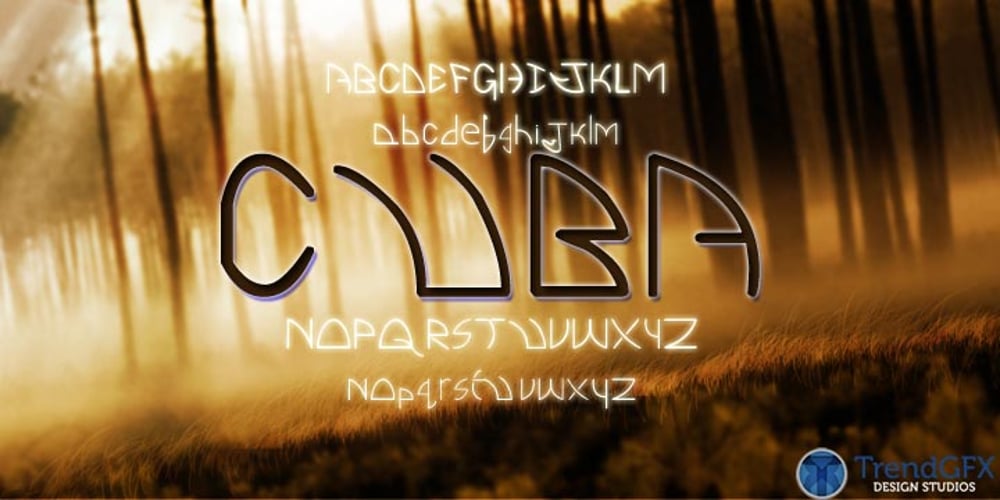 Cuba font