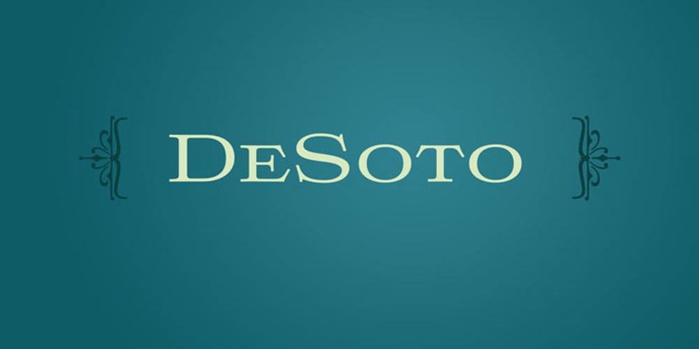 DeSoto font