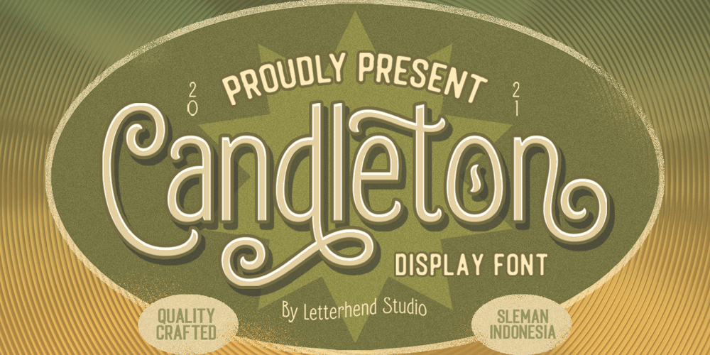 Candleton font