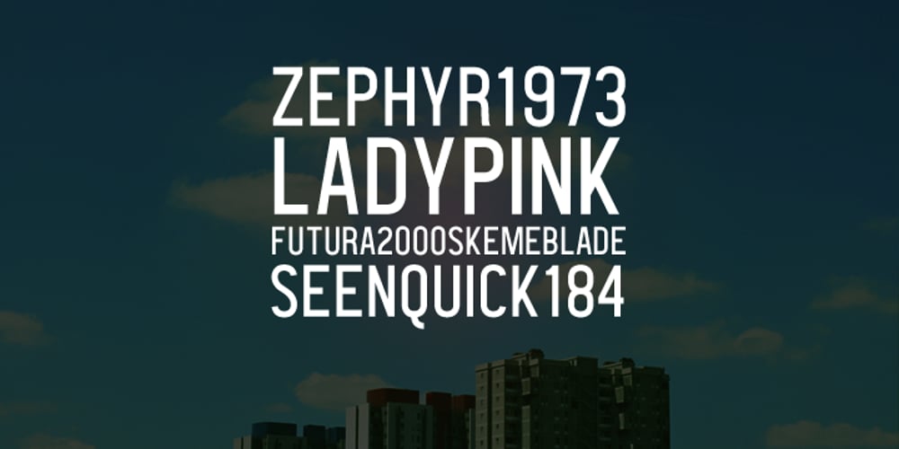 Highriser font