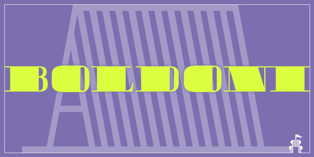 Boldoni font