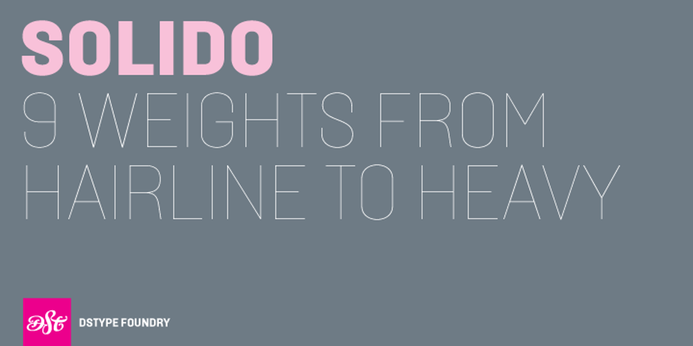 Solido font