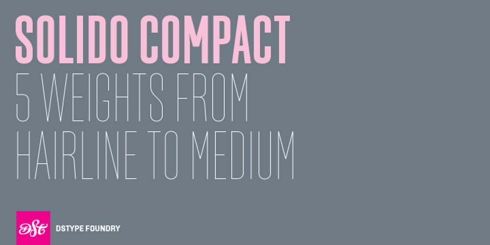 Solido Extra Compressed font
