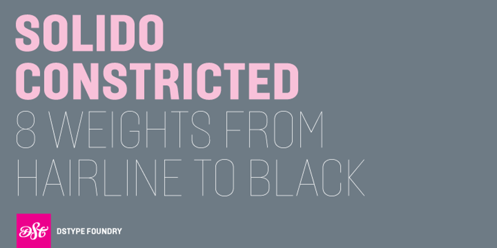 Solido Semi Condensed font
