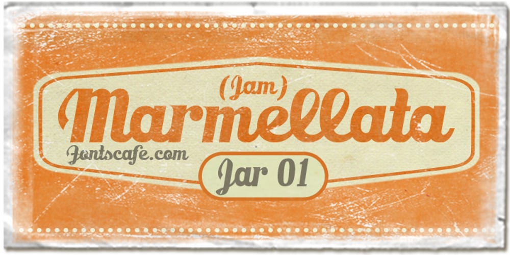 Marmellata Jar 01 font