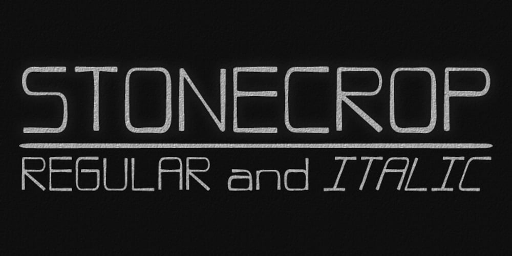 Stonecrop font