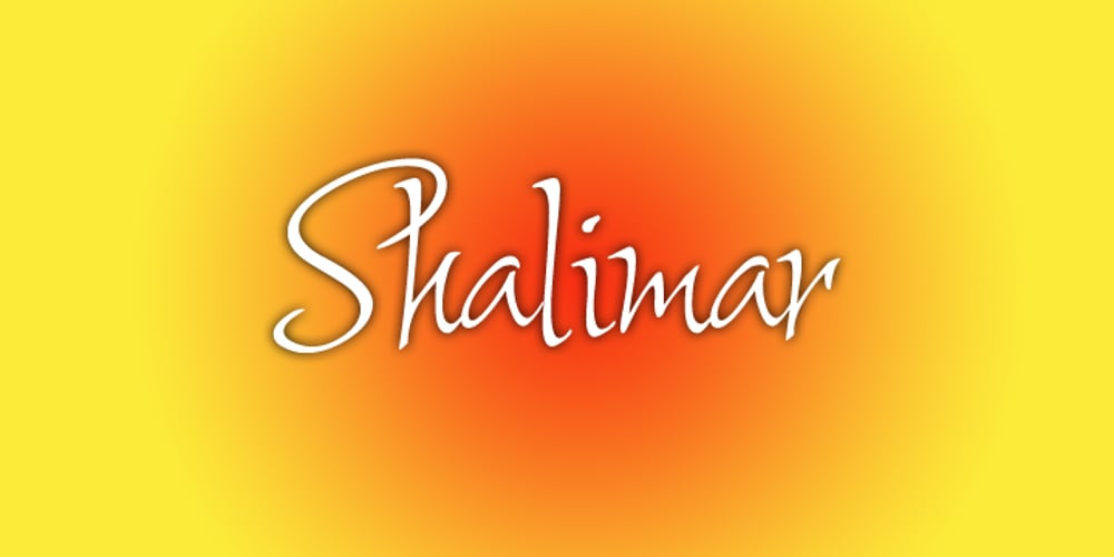 Shalimar font