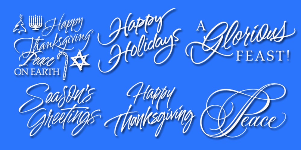 Holiday Font font