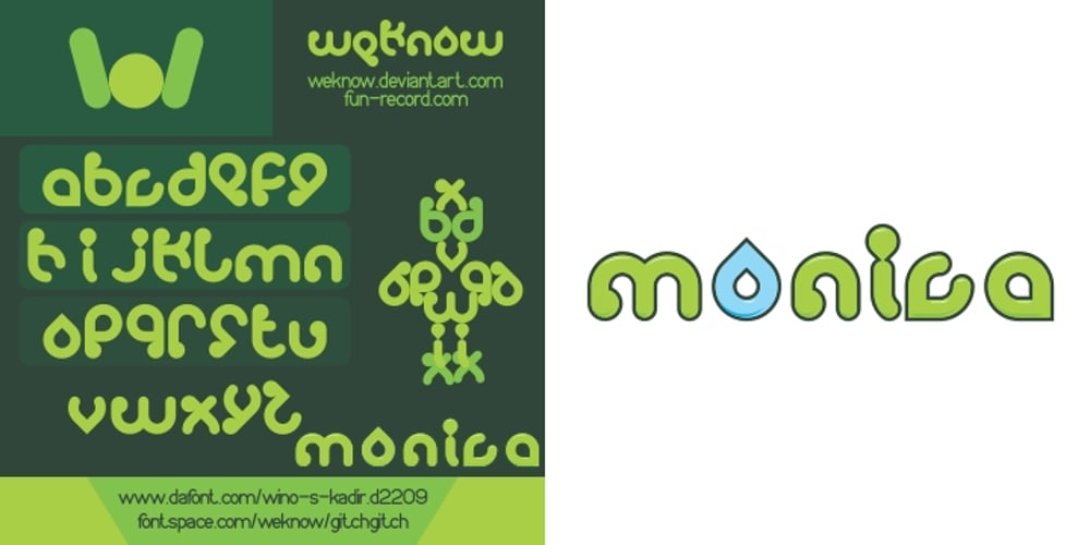 Monica font