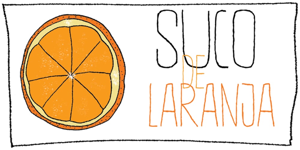 Suco De Laranja font