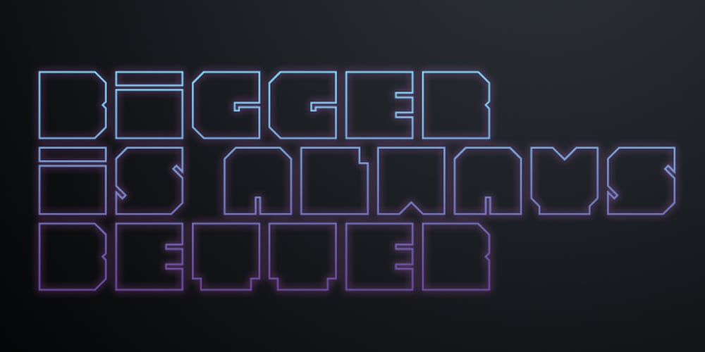 Iamblock font