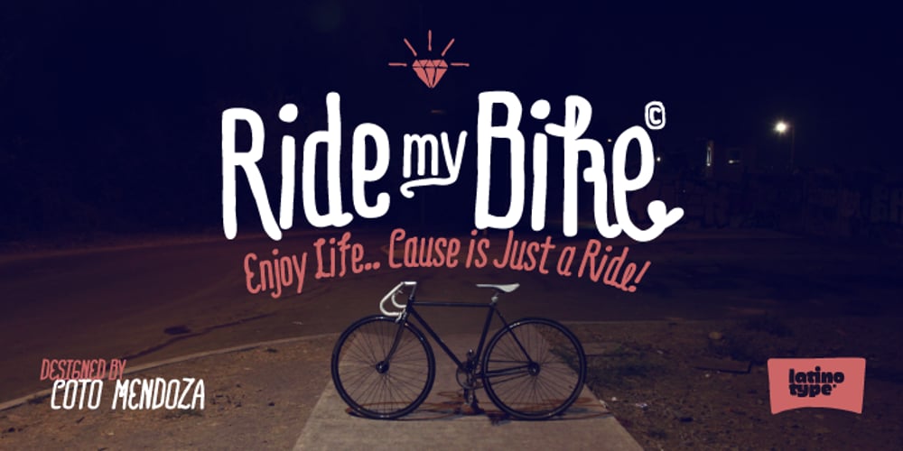 Ride my Bike font