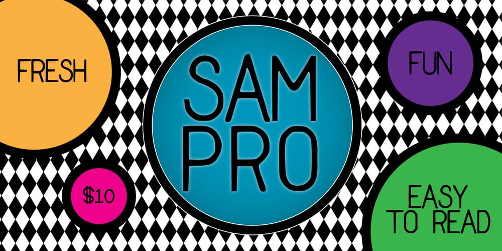 Sam Pro font