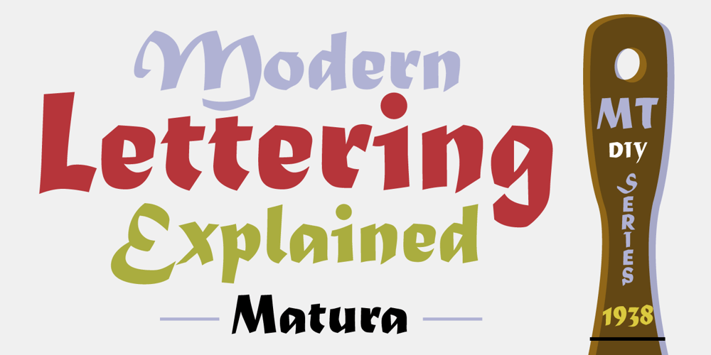 Matura font