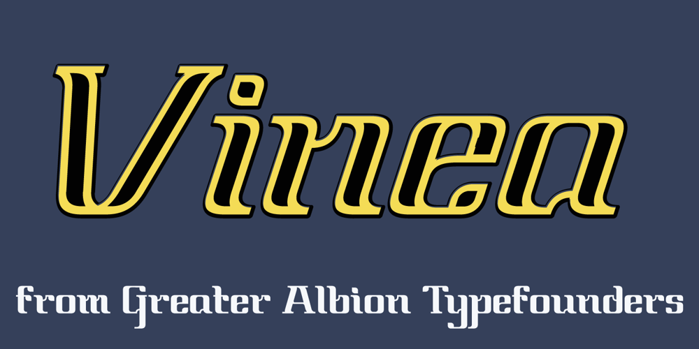 Vinea font