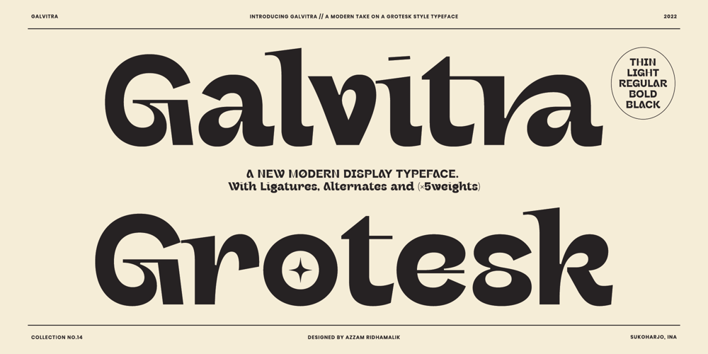 Galvitra font