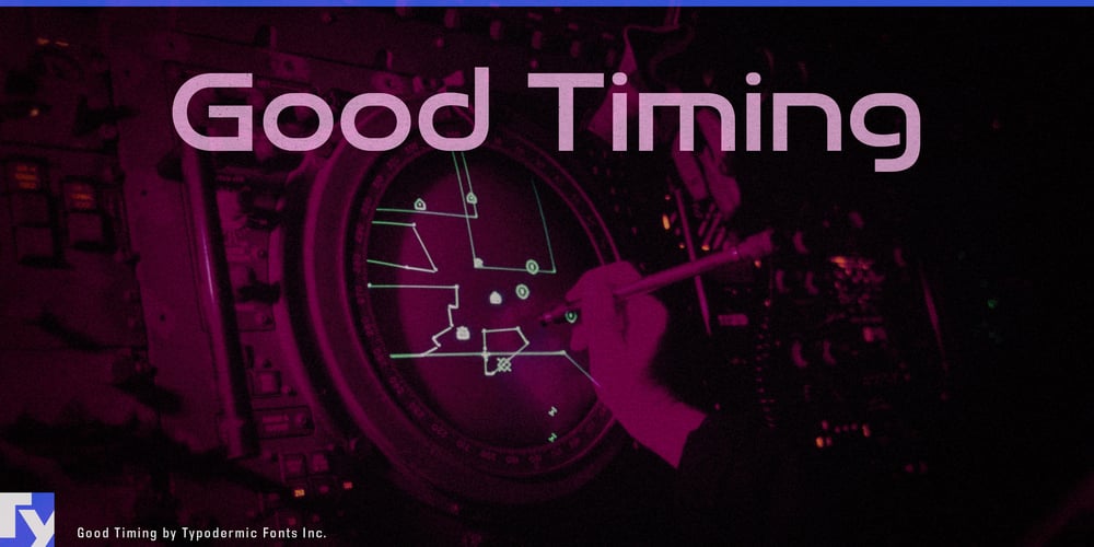 Good Timing font