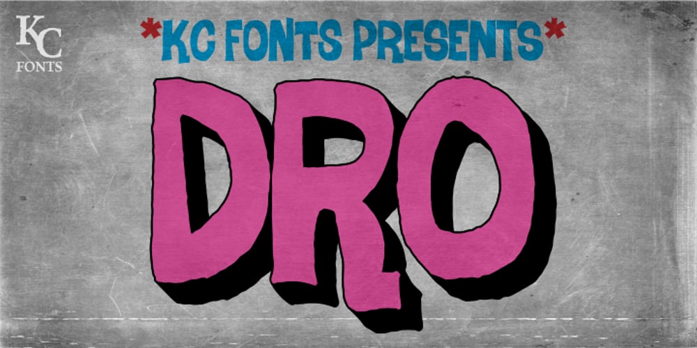 Dro font
