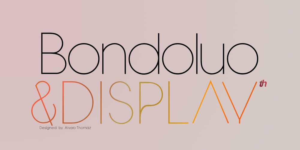 Bondoluo font