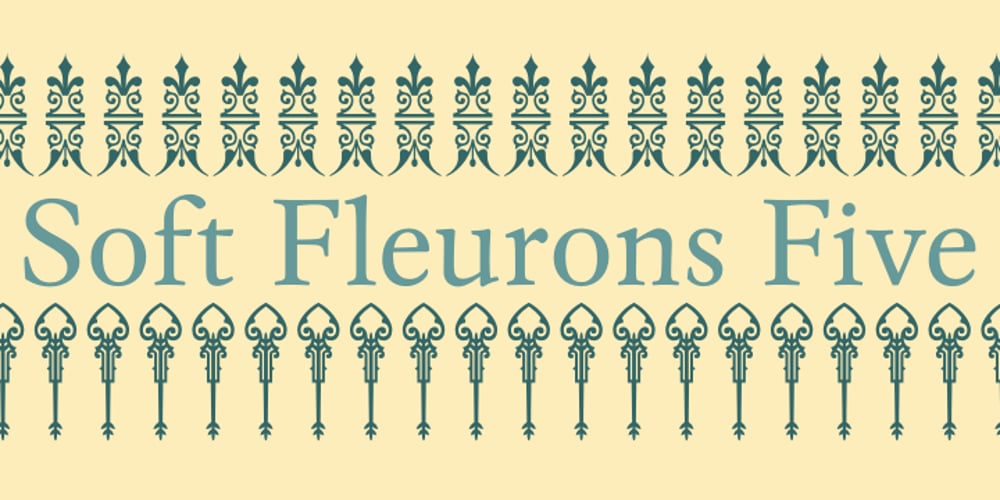 Soft Fleurons font