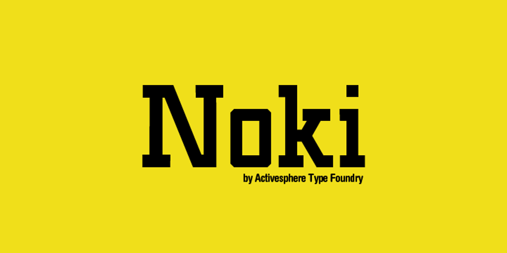 Noki font