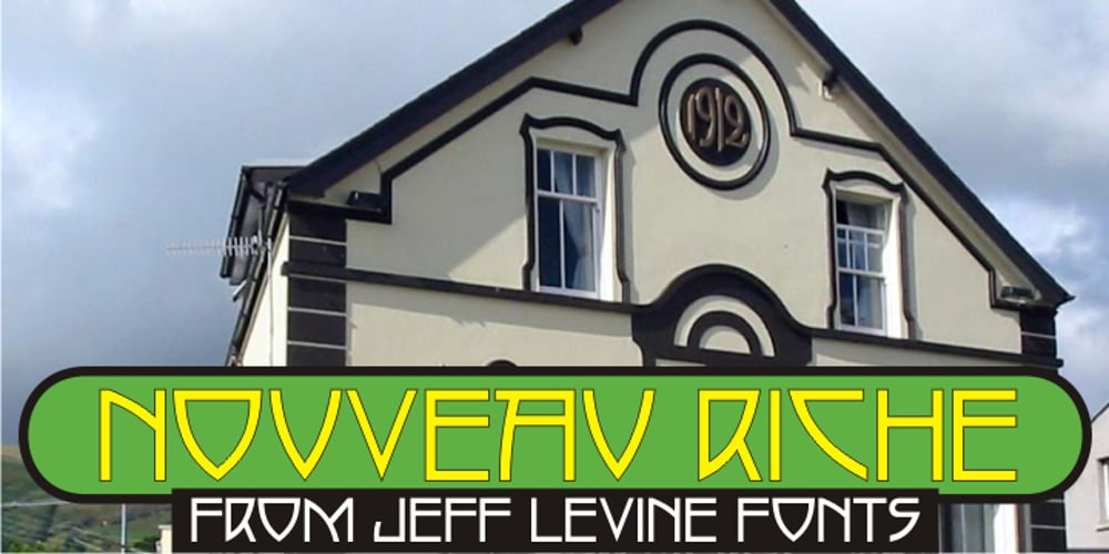 Nouveau Riche JNL font