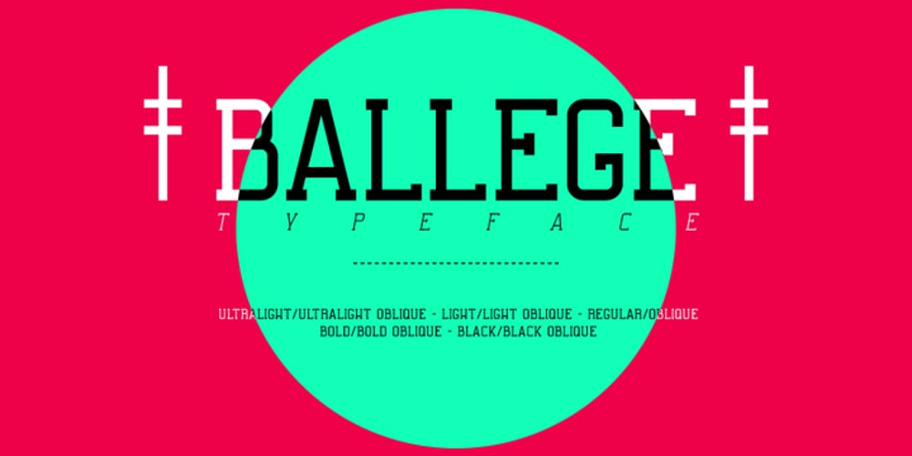 Ballege font
