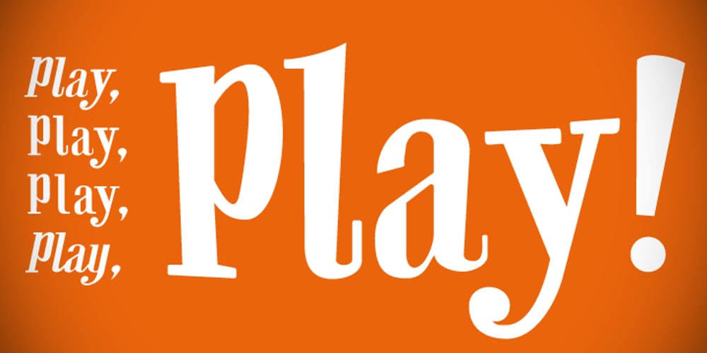 CA Play font
